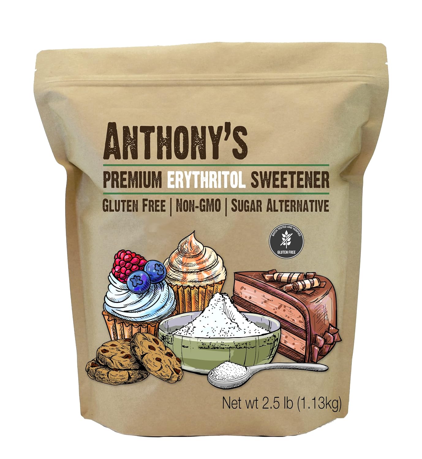 Anthony's Erythritol Granules