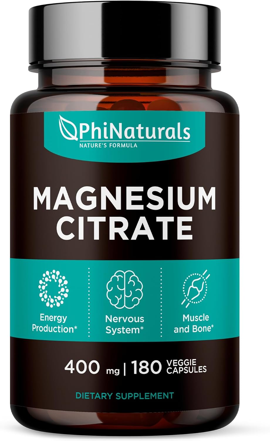 Magnesium Citrate Powder Capsules 400mg