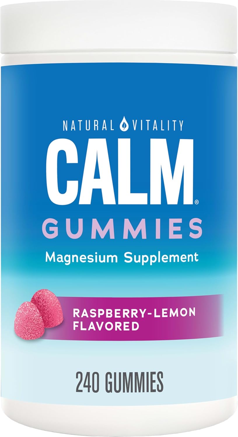 Natural Vitality Calm, Magnesium Citrate Supplement Gummies