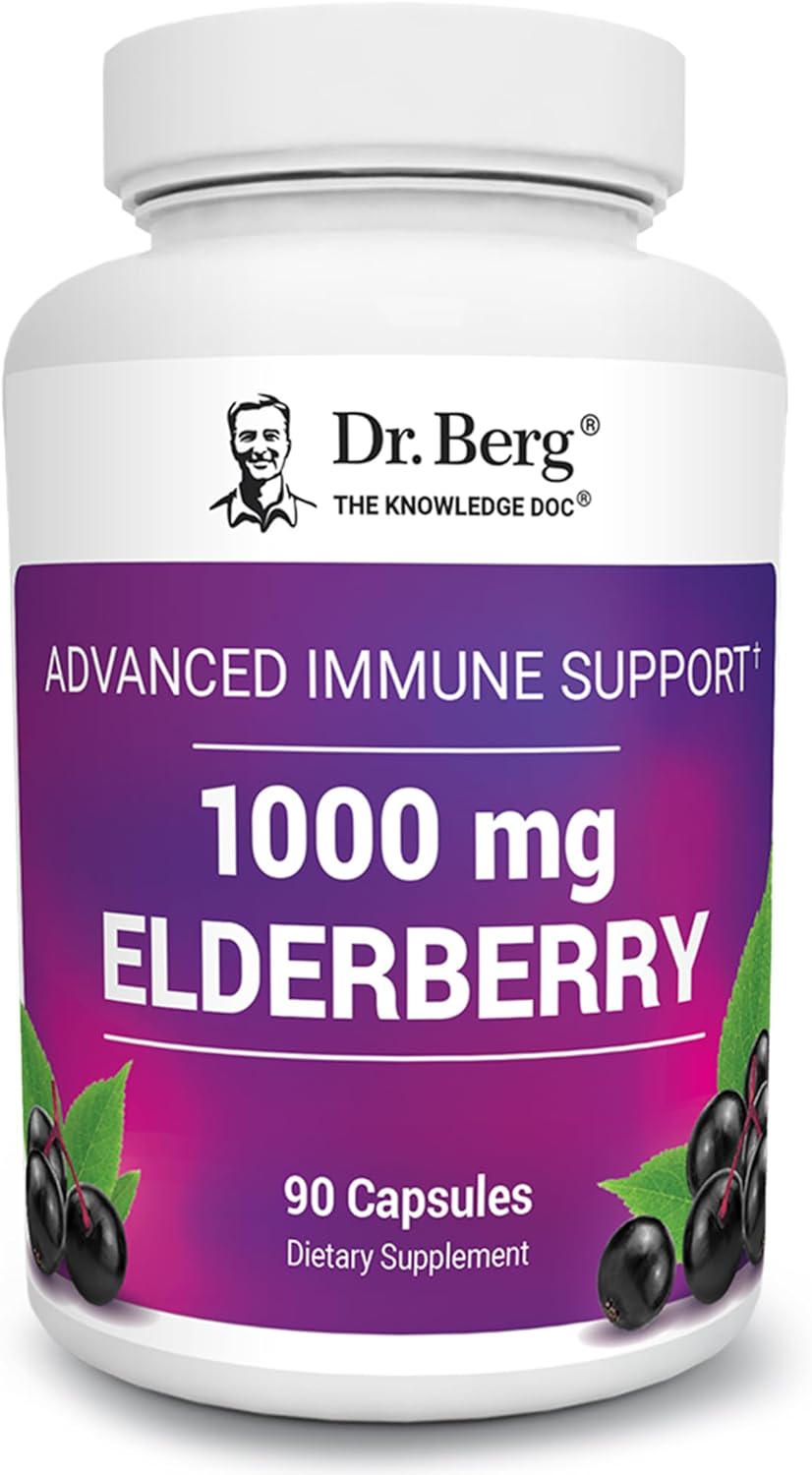 Dr. Berg Black Elderberry Capsules (Advanced Immune Support*)