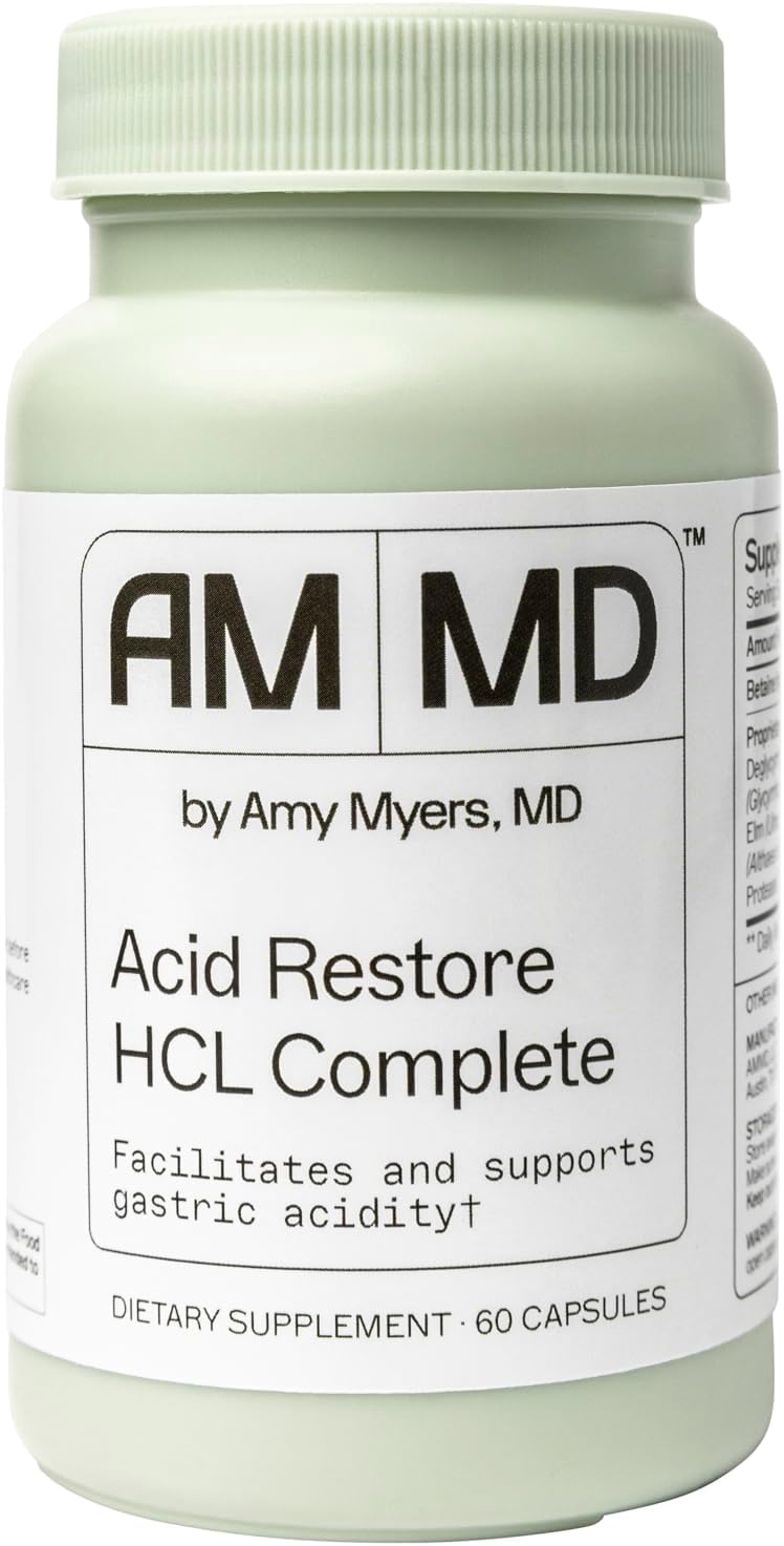 Amy Myers MD Acid Restore HCL Complete (Formerly: Gut Restore with Betaine and HCL