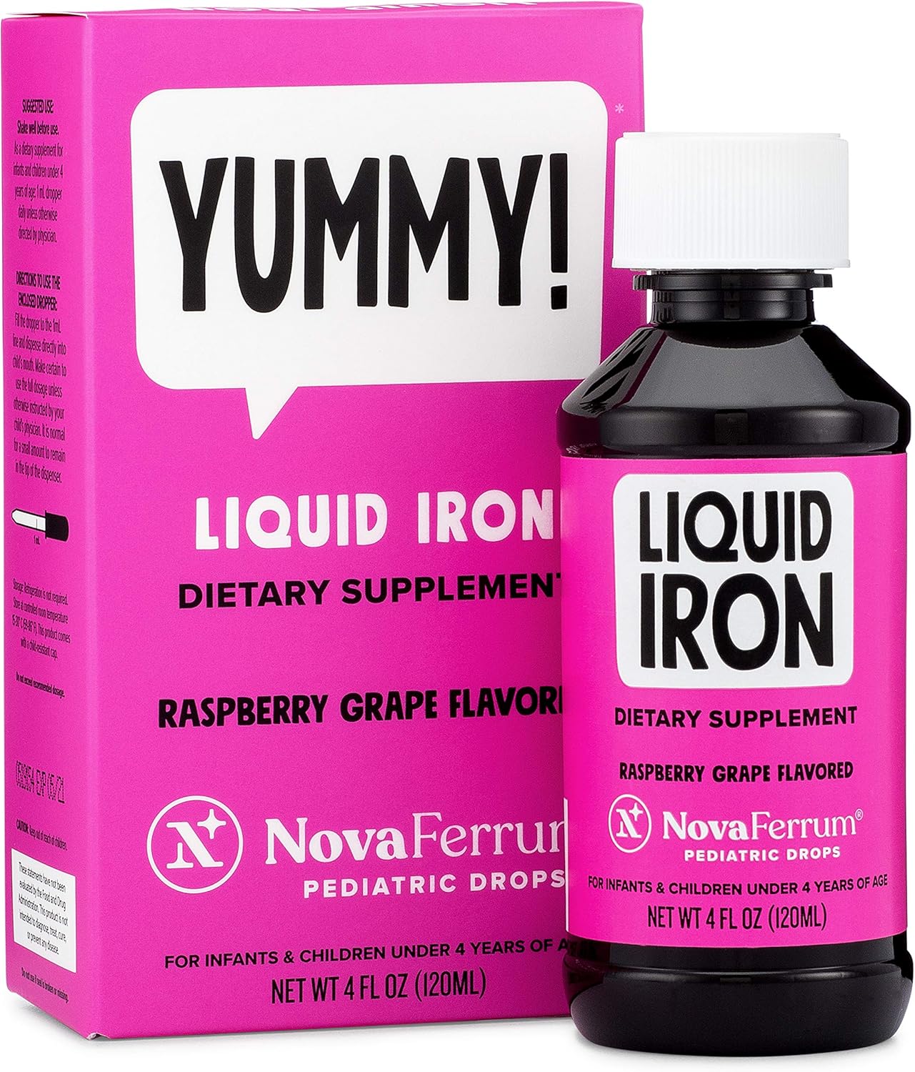NovaFerrum Yummy | Pediatric Drops Liquid Iron Supplement