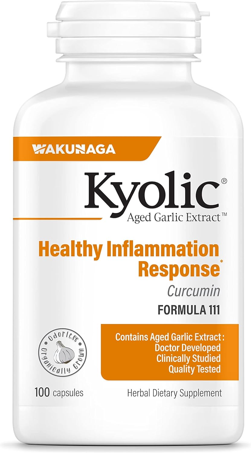 Kyolic Aged Garlic Extract Formula 111, Healthy Inflammation Response