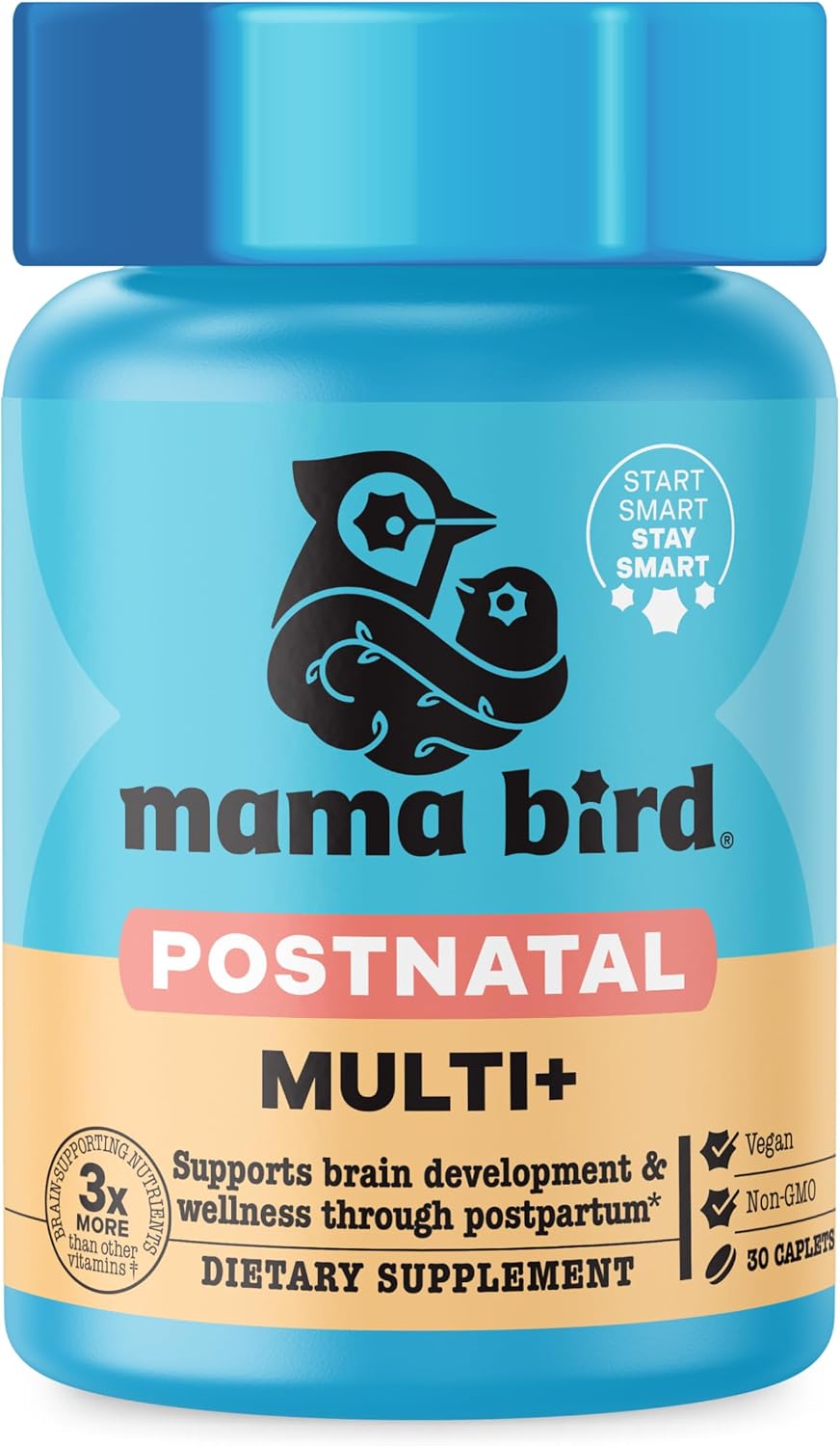 Best Nest Wellness Mama Bird Postnatal Vitamins for Breastfeeding and Postpartum