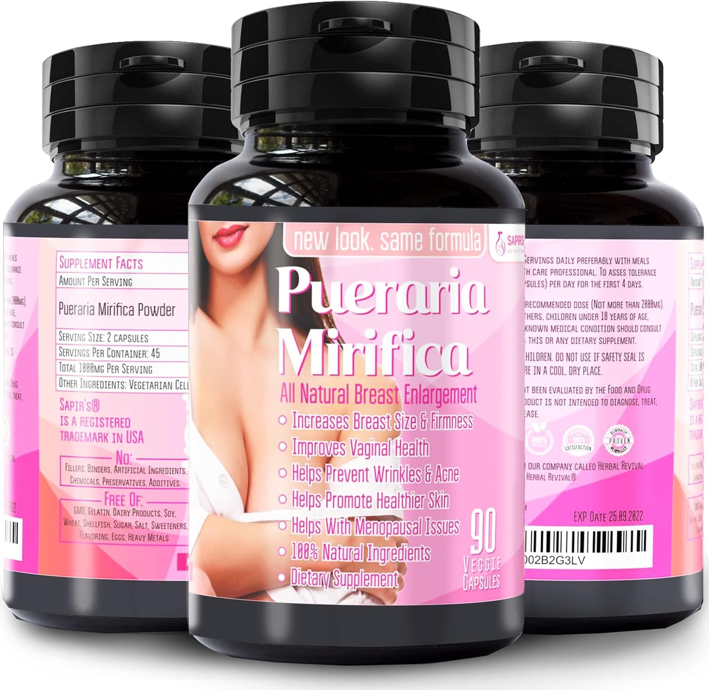 Pueraria Mirifica Capsules 2000mg Daily