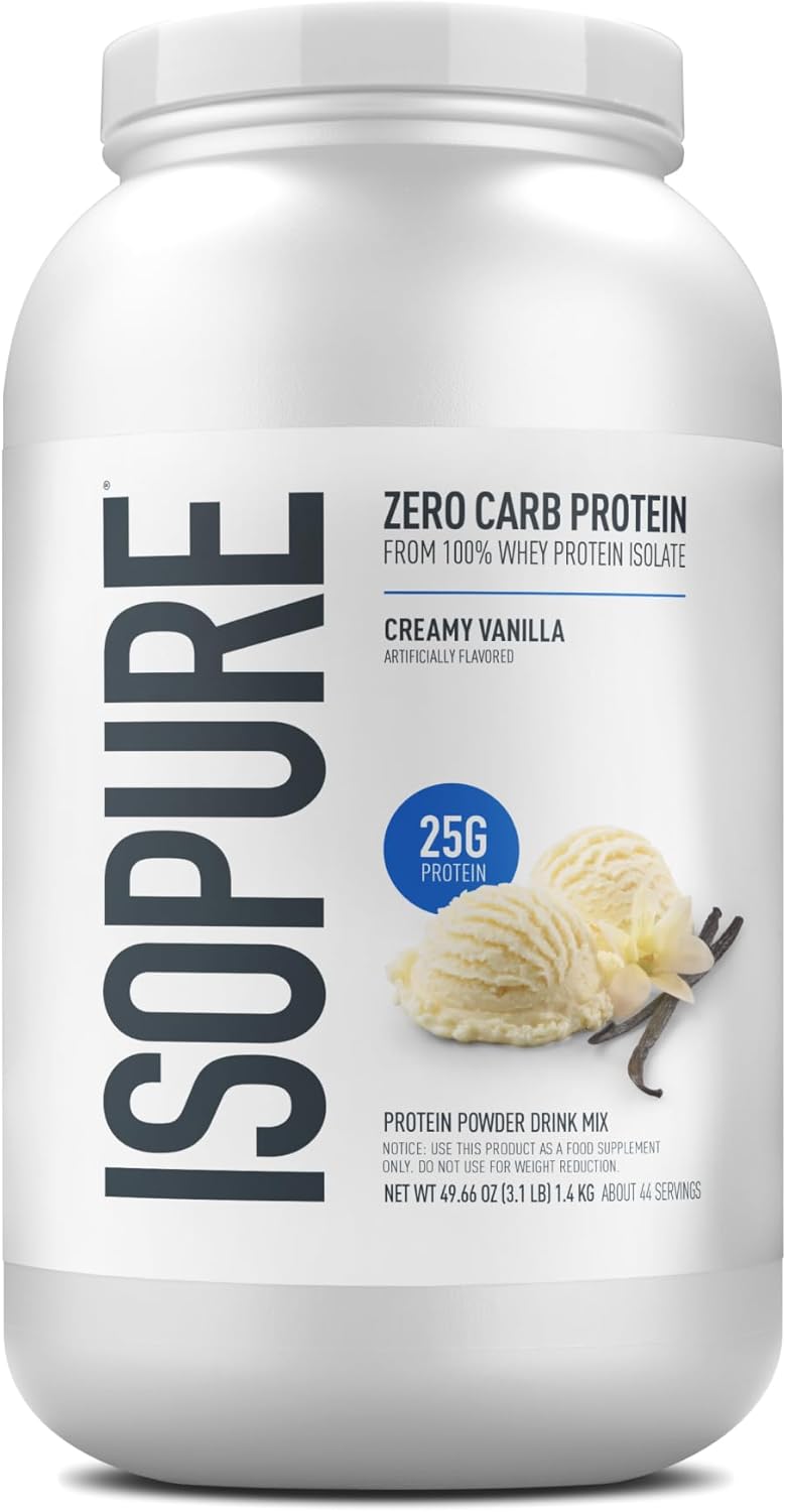 Isopure Zero Carb 100% Pure Whey Isolate Protein Powder