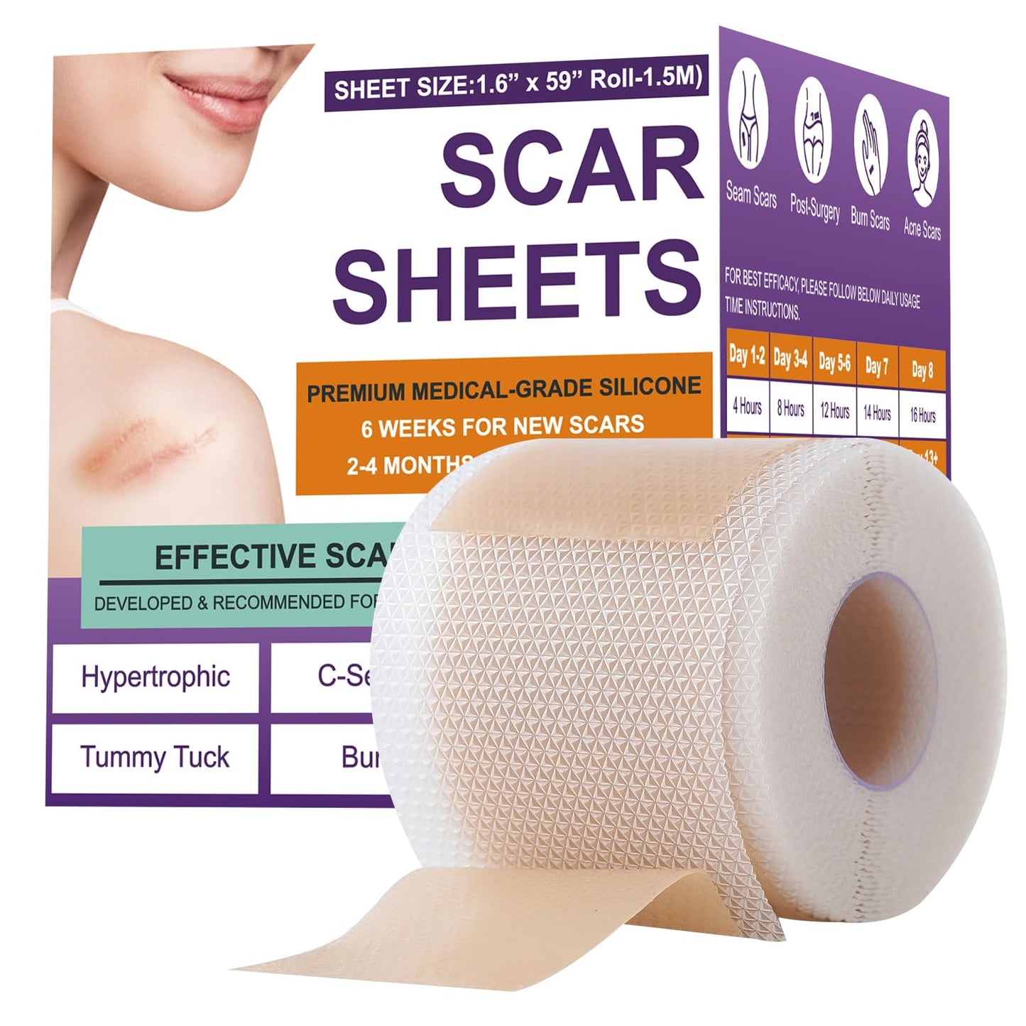 Silicone Scar Sheets