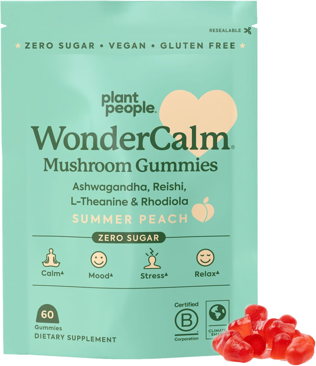 Plant People WonderCalm Mushroom Gummies