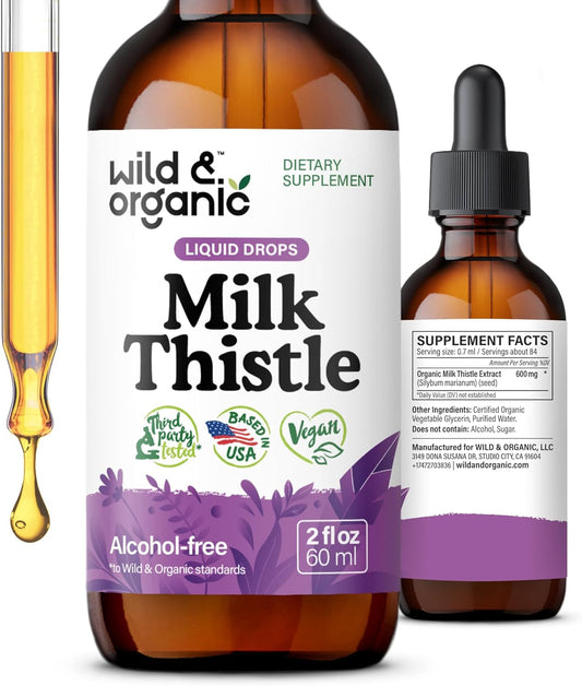 Wild & Organic Milk Thistle Extract Drops
