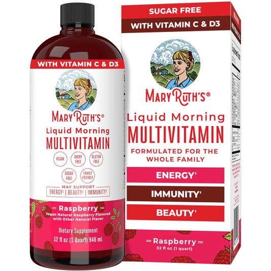 Multivitamin for Women, Men & Kids by MaryRuth's | Liquid