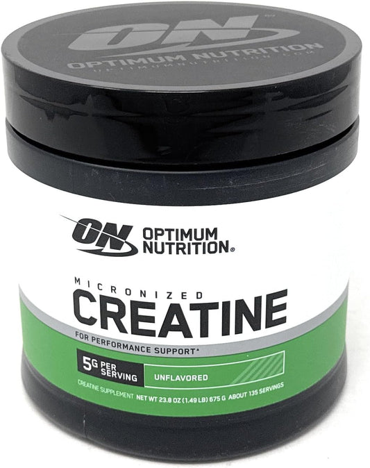 Optimum Nutrition Micronized Creatine Monohydrate Powder, Unflavored, Keto Friendly