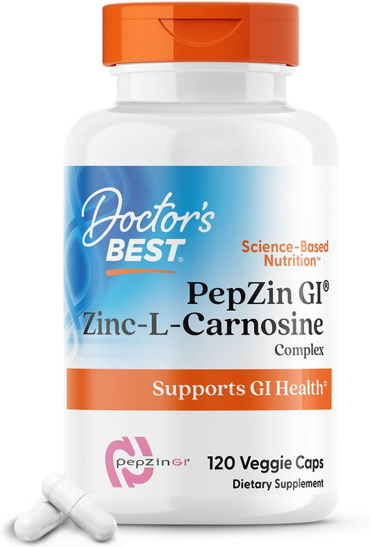 Doctor's Best PepZin GI, Zinc-L-Carnosine Complex
