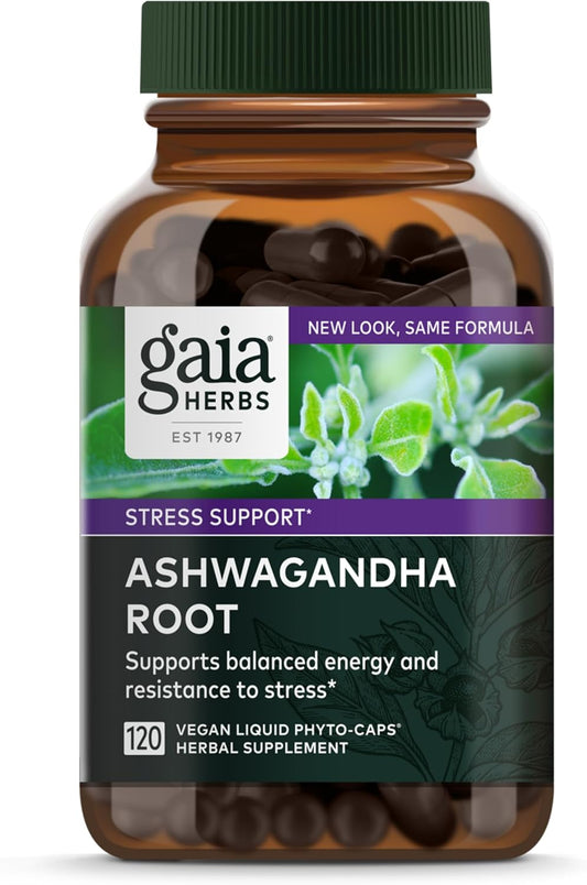Gaia Herbs, Ashwagandha Root Vegan Liquid Phyto Capsules