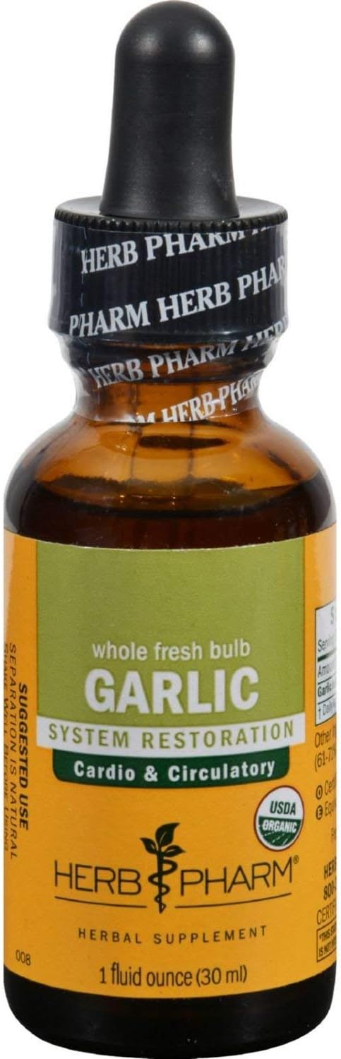 Herb Pharm Certified Organic Garlic Liquid