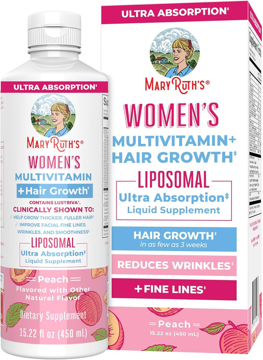MaryRuth Organics Women's Multivitamin Lustriva Hair Growth