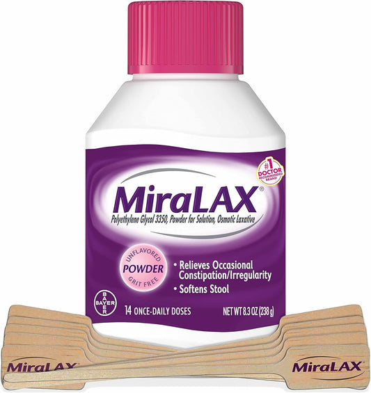 MiraLAX Gentle Constipation Relief Laxative Powder
