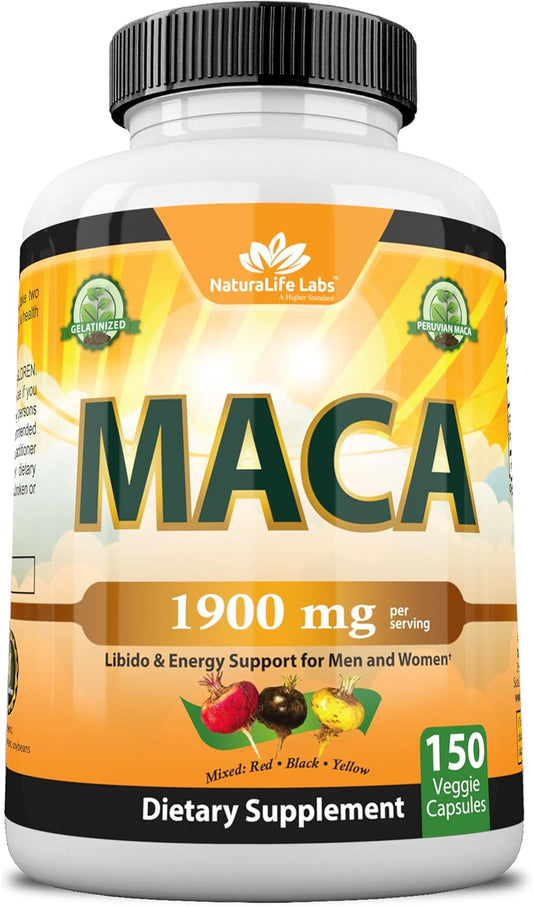 Organic Maca Root Black, Red, Yellow