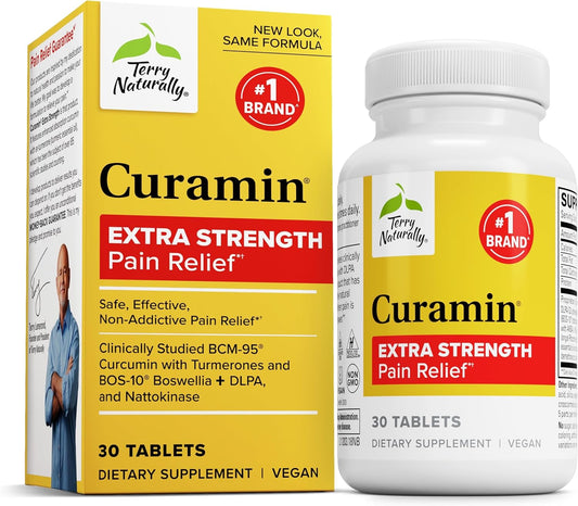 Terry Naturally Curamin Extra Strength - Curcumin & Boswellia Supplement