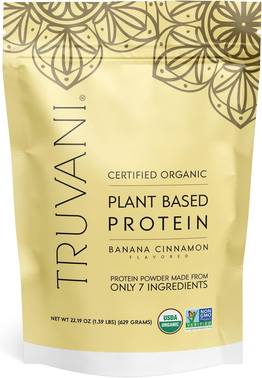 Truvani Vegan Pea Protein Powder | Banana Cinnamon
